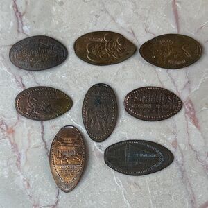 Vintage Pressed Penny Collection - Bronze and Copper Coins